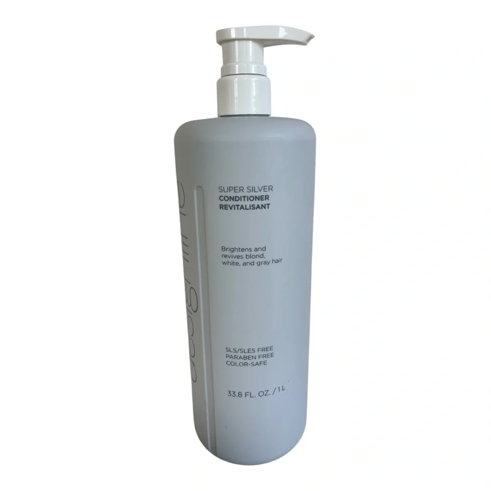 designline Super Silver Conditioner 33.8 fl oz Gray Silver Hair Pump New